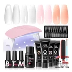 U V Light Poly Nail Extension Kit With 4PC 16ML Gel. Fixed Price $14.37.