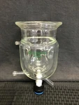 Chemglass 500ML Benchtop Indented Jacketed Cylindrical Reaction Vessel. Fixed Price $519.99.