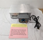 Waage Hot Plate 12" X 6" 115V 1600W 300-650 Degrees 1212-5-1. Fixed Price $265.00.