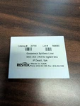 Restek Gooseneck Splitless Liner. Fixed Price $100.00.
