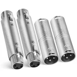 Xlr Adapter 4 Pack - 2 And Female Connectors, Ge.... Fixed Price $11.88.