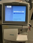 Siemens Rapidpoint 500 Electrolyte And Blood Gas Tester Chipped Frame See Desc. Fixed Price $300.00.