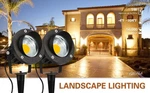 Life Hub 5 Watt Low Voltage Landscape Lighting Directional Spot Black. Fixed Price $27.99.