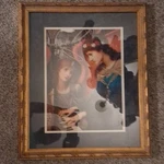 Nelson Fine Art & Gifts Framed Print Women Musical Instruments Portrait. Fixed Price $16.59.