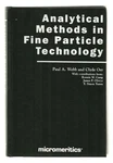 Analytical Methods Fine Particle Technology. Fixed Price $11.84.