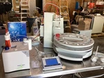Mettler Toledo T70 Titrator, Rondo 20 Sample Changer Tower, SP250 Pump. Fixed Price $7440.00.