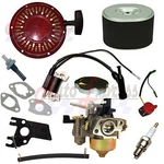 Fits GX160 Recoil Carburetor Ignition Spark Plug Air Filter Gas Cap 5.5HP. Fixed Price $39.99.