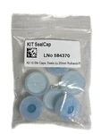 (6 Pcs) Ctc Analytics Leap Pal 10X20MM Caps W/pre-slit Seals For Bottles Vials. Fixed Price $24.99.