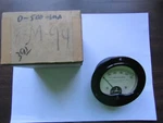 Beede Electrical Instrument Co, 0-500 D. C. Milliamperes Panel Meter Tested. Fixed Price $35.00.