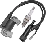 Ignition Coil + Spark Plug Replacement For 196CC 6.5HP 3500 4000 Watt Gas Engine. Fixed Price $17.99.