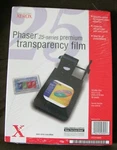 Xerox Phaser 25-SERIES Transparency Film 016-1948-00 New In Box 50 Sheets. Fixed Price $6.00.