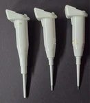 Set Of 3 Rainin Electronic Digital Pipettes (EDP2) (MICRO-10, 100UL, 2.5ML). Fixed Price $32.00.
