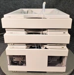 Agilent 1100 G1376A Cap Pump W/ Hp J4100A Card + G1379A Degasser, Bottle Tray. Fixed Price $1499.99.