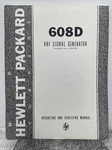 Hewlett-packard Hp 608D Vhf Signal Generator Operating & Servicing Manual 1959. Fixed Price $12.74.