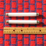 2 New 6" Nail Glue Drying Watt Uv Bulbs F4T5BL Curing. Fixed Price $29.99.