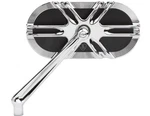 Arlen Ness Caged Series Depth Cut Mirror - Left Chrome Motorcycle Street Bike. Fixed Price $108.63.