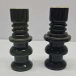 2 Green Ceramic Electrical Insulators 4.5 Inch Vintage. Fixed Price $49.99.