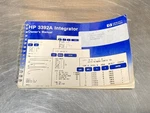 Hewlett Packard Hp 3392A Integrator - Users Guide / Manual. Fixed Price $39.99.