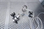Rheodyne 3725I-038 Stainless Steel Dual Mode Preparative Sample Injector. Fixed Price $350.00.