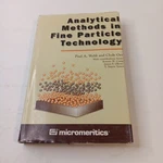 Analytical Methods Fine Particle Technology By Paul A. Webb Hc (1997). Fixed Price $10.98.