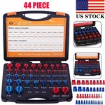 44PCS Inch & Metric Set Nut Bolt Thread Checker Identifier Gauges Box. Fixed Price $25.49.