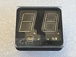 Beckman SP-352 Panaplex Planar Neon Gas Discharge Display Digits, Nos, 1PC.. Fixed Price $100.00.