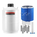 Liquid Nitrogen Tank 20 Aluminum Alloy LN2 Container Dewar 6 Canisters. Fixed Price $295.99.