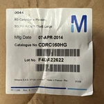 Millipore CDRC050HG Replacement Ro Membrane / Housing Elix Large, Sealed. Fixed Price $675.00.