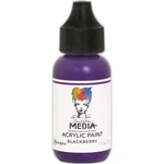 Ranger Dina Wakley Media Heavy Body Acrylic Paint 1OZ-BLACKBERRY. Fixed Price $9.23.