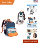 Stylish Feeding Pump Backpack For Kangaroo Joey & Enteralite Infinity - Blue. Fixed Price $57.98.