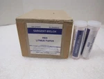 Sargent-welch Red Litmus Paper Vials Of Test Strips 2100 Total New. Fixed Price $39.95.