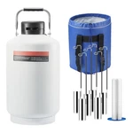 Liquid Nitrogen Tank 10 Aluminum Alloy LN2 Container Dewar 6 Canisters. Fixed Price $158.99.