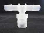 Cole-palmer Pp Barbed Tube Fittings 3/8"NPT X Id 3/4 Thread Male Tees (10). Fixed Price $19.99.
