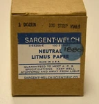 Sargent-welch Neutral Litmus Paper Dozen Vials Of 100 Strips Nos. Fixed Price $12.95.