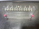 Haake Buchler Instruments Electrophoresis 18-COLUMN Gel Casting Stand Holder. Fixed Price $43.12.