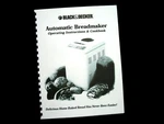 Black & Decker Bread Maker Machine Directions Instruction Manual Recipes Various. Fixed Price $19.99.