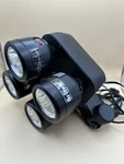 Britek S-201 Ac Slave Flash 4 Head Studio Strobe Light GN22 Tested Working. Fixed Price $39.99.