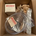 Kontes 1000ML Ultra-ware Hplc Glass Reservoir 4-VALVE Cap 47MM Filter Sparge Sys. Fixed Price $349.99.