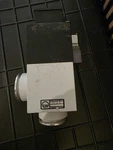 Leybold Ag 287 24 B1 Right Angle Vaccuum Gate Valve Untested. Fixed Price $200.00.
