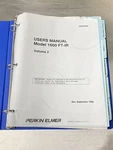 Perkin Elmer 1600 Spectrophotometer Ft-ir Volume 2 Users Guide / Manual. Fixed Price $39.99.