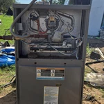 Rheem Central Gas Furnace Gray Residential Natural Heating System Home. Fixed Price $800.00.